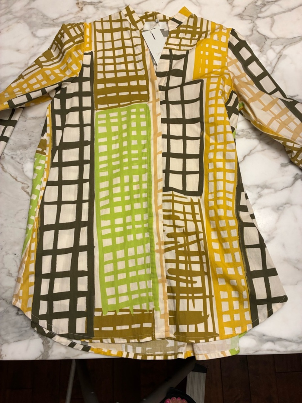 3/4 Sleeve Tunic Dress